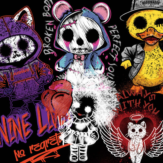 The Art of Emotion: Why Hand-Drawn Emo Prints Speak to Your Soul