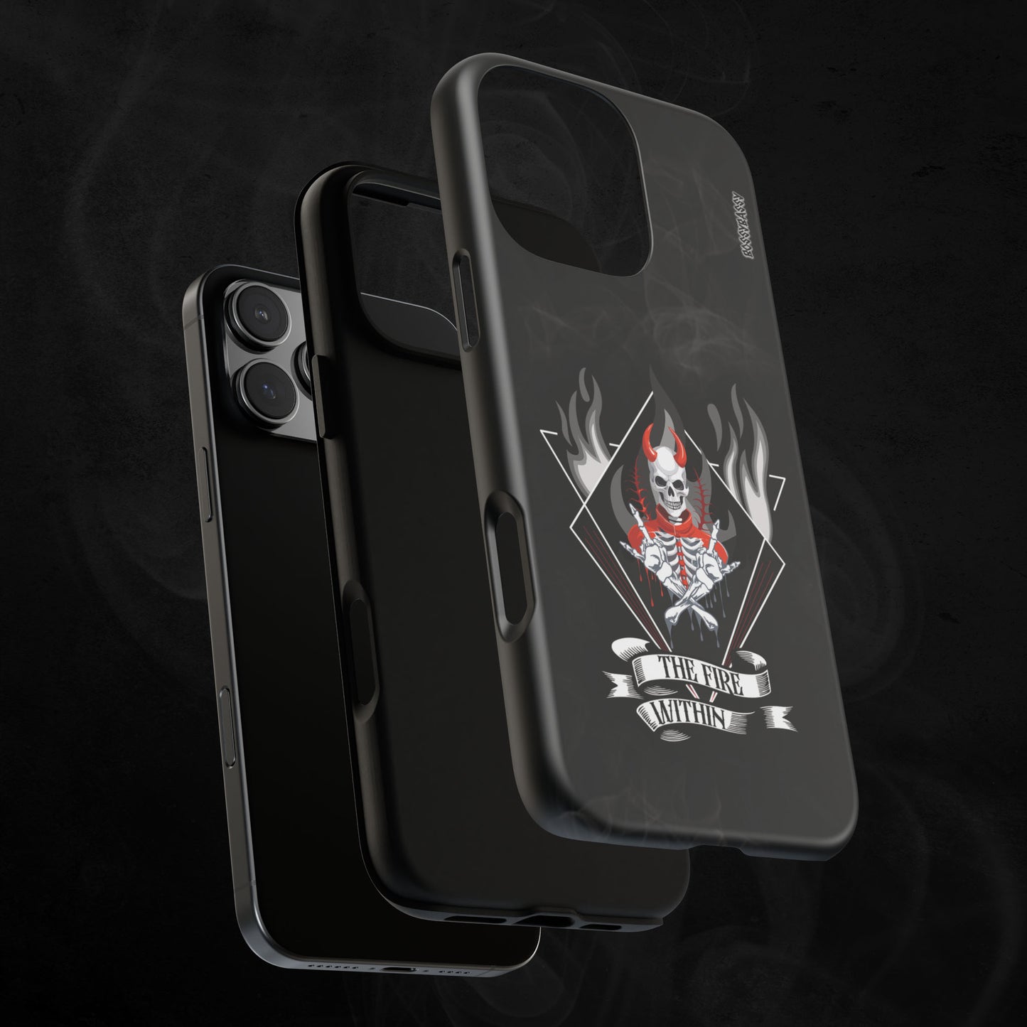 black-matte-phone_case-layer-with-evil-skeleton-print-with-text-the-fire-within