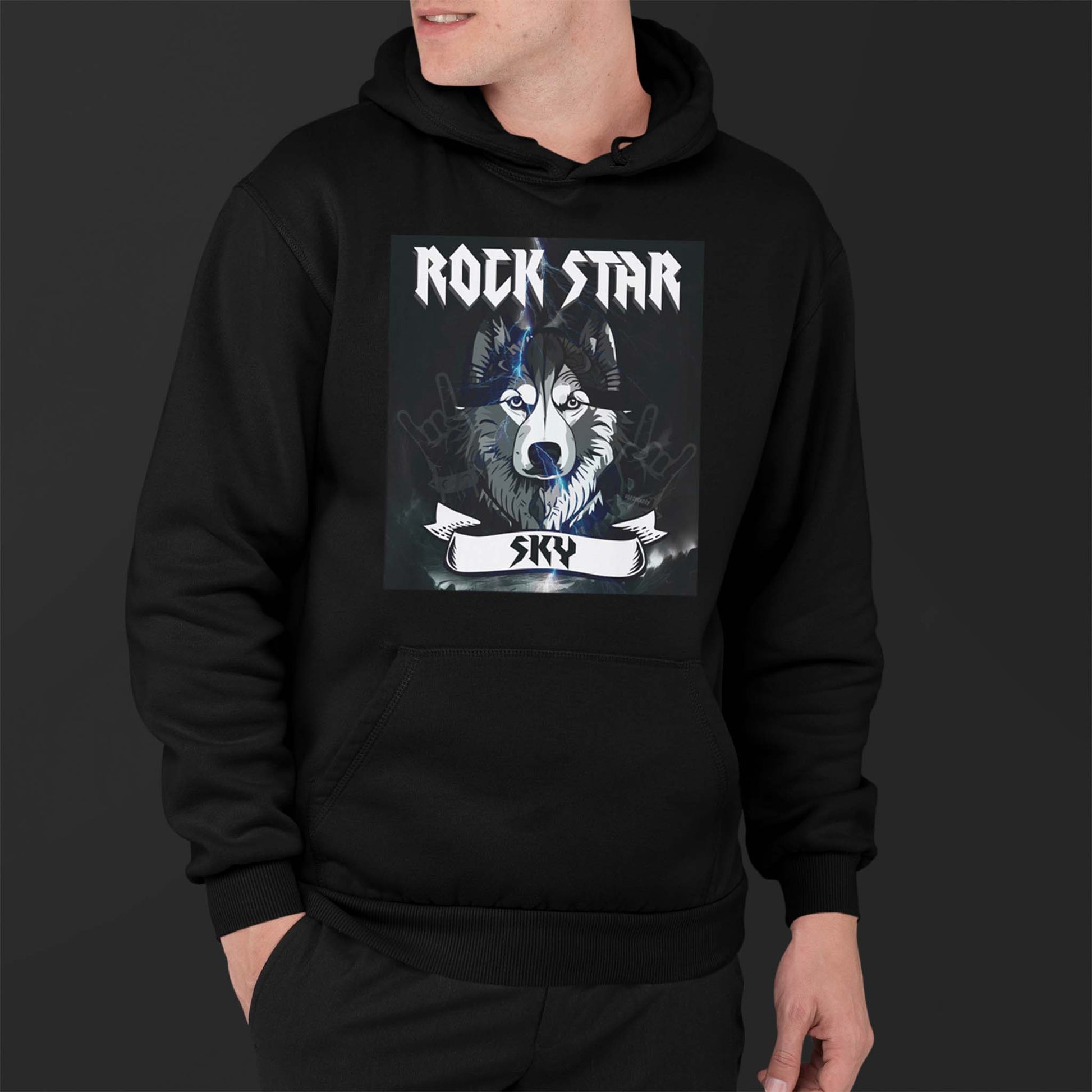 man-wearing-a-black-hoodie-with-illustration-of-a-pitbull-dog-and-personalized-name-with-text-rock-star